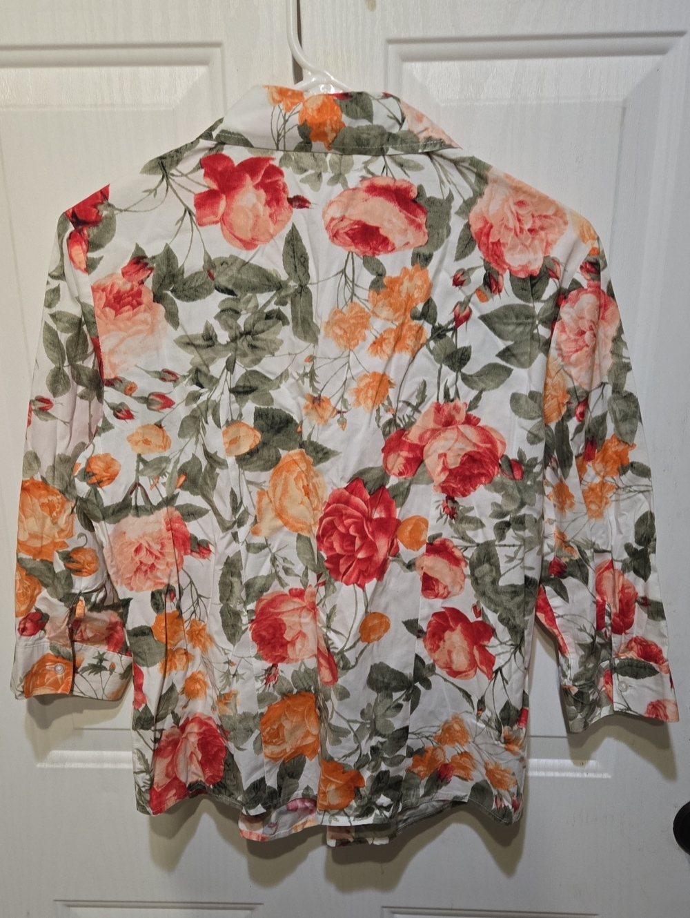 Womens Floral Print Blouse - Picture 4 of 5
